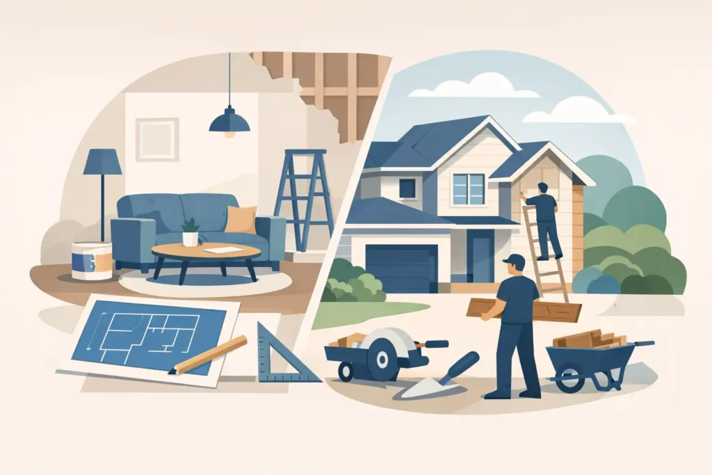 Interior and Exterior Home Remodeling Plans