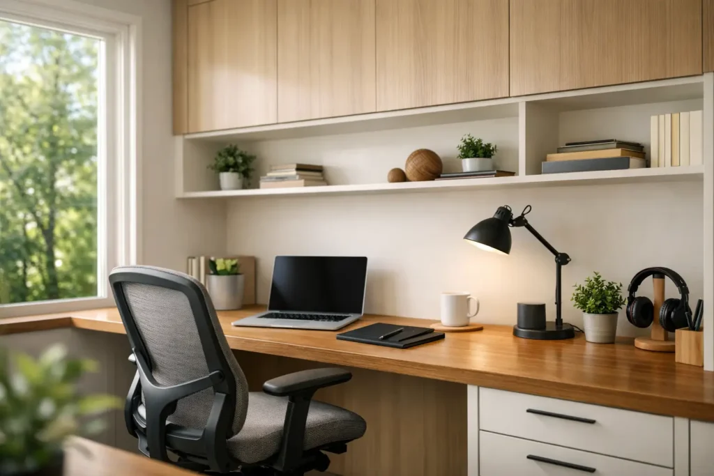 A Home Office Built In Guide for Better Workdays
