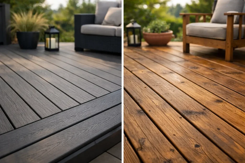 Composite Versus Wood Decking: Which Lasts?