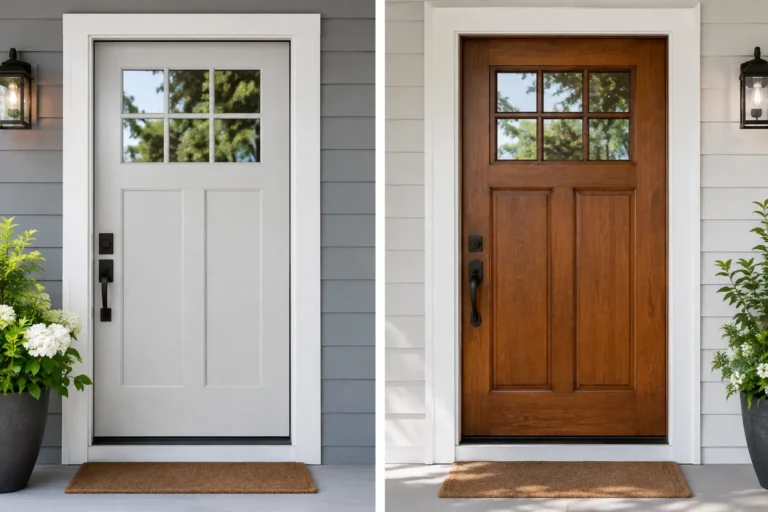 Fiberglass Versus Wood Entry Doors: Which Fits?